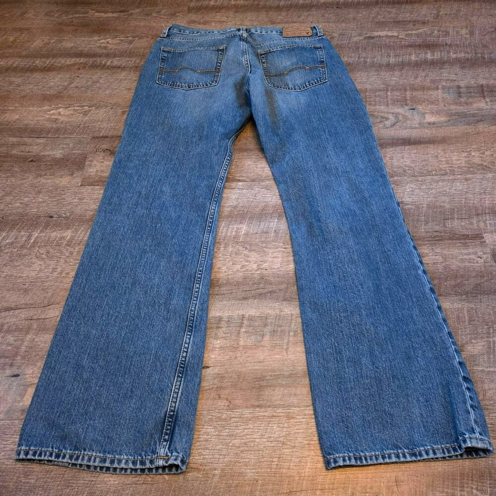American Eagle Outfitters Size 32/34 RN54485 Denim Blue Jeans - Picture 2 of 9